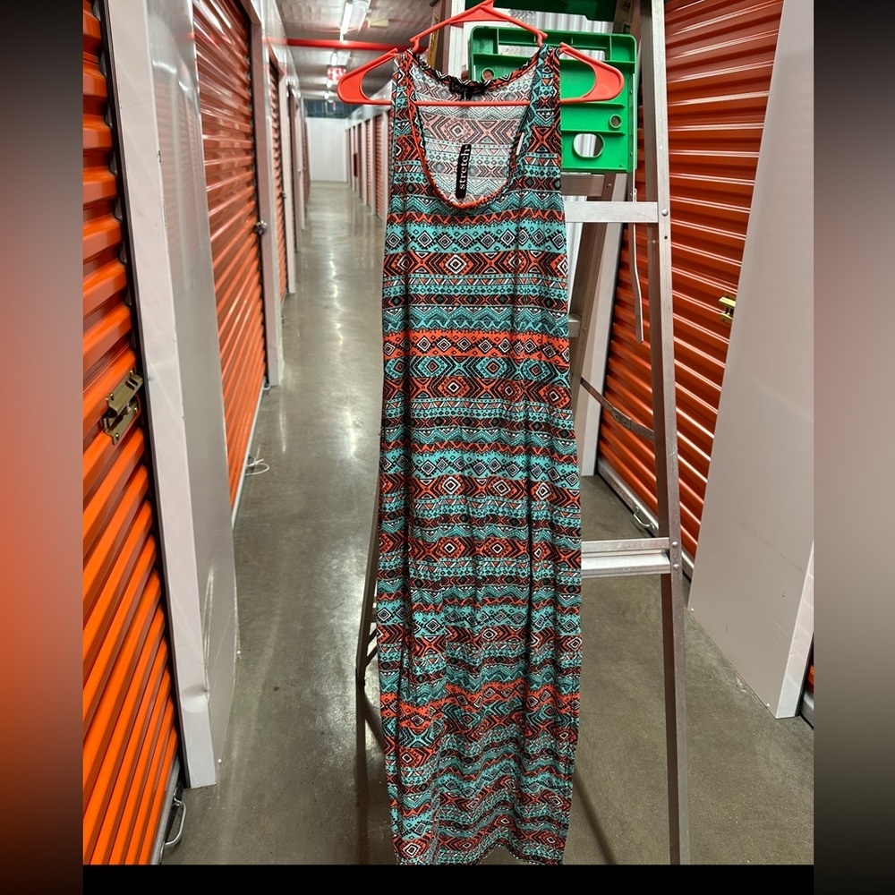 Colorful summer dress size XL